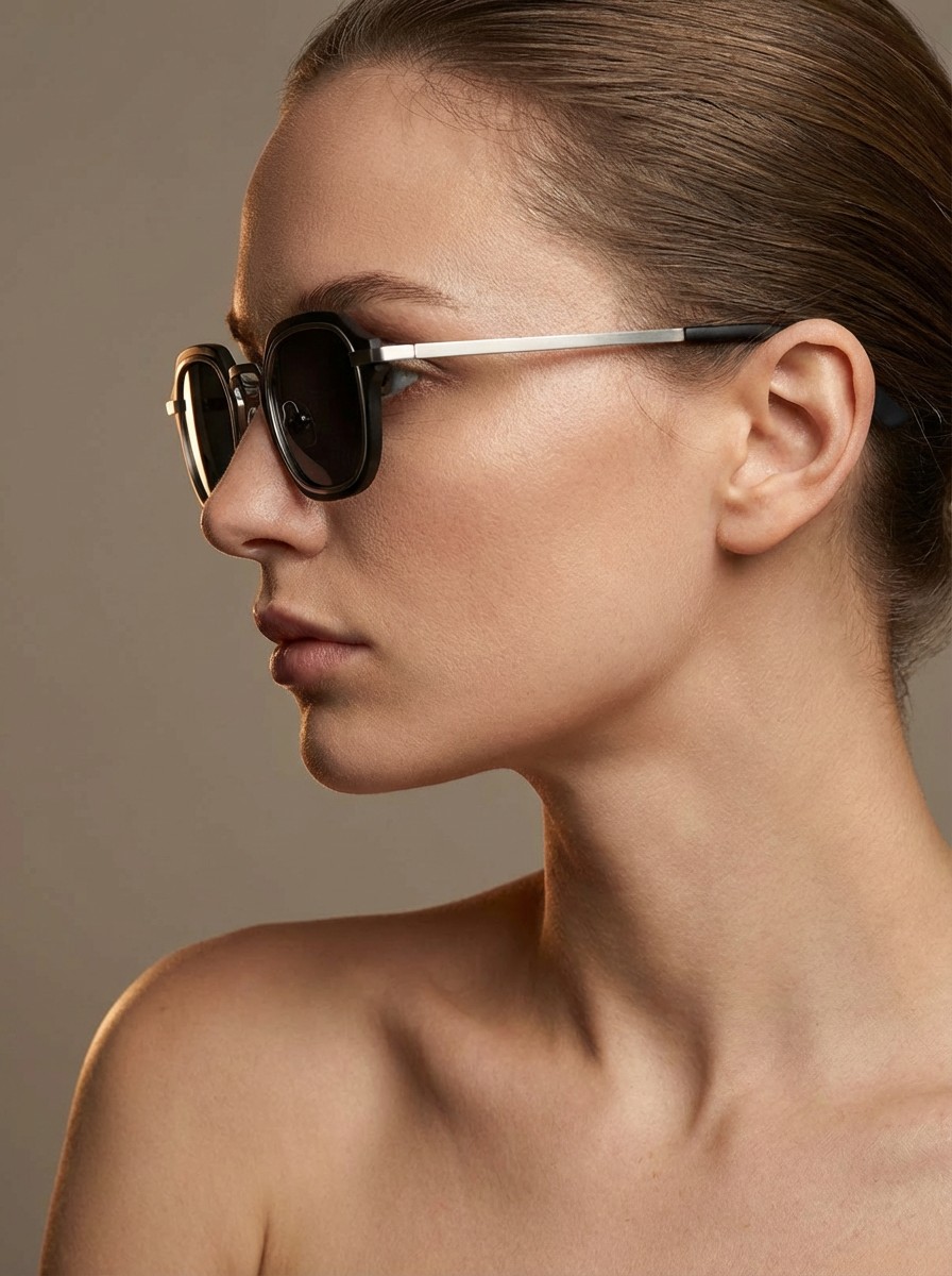 Haris Μαύρο Ασημί Γυαλιά Ηλίου