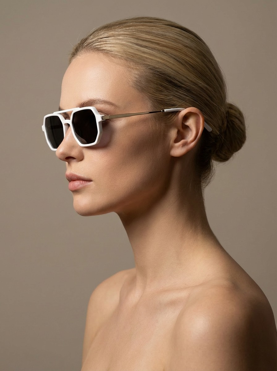 Cecilia Λευκά Γυαλιά Ηλίου