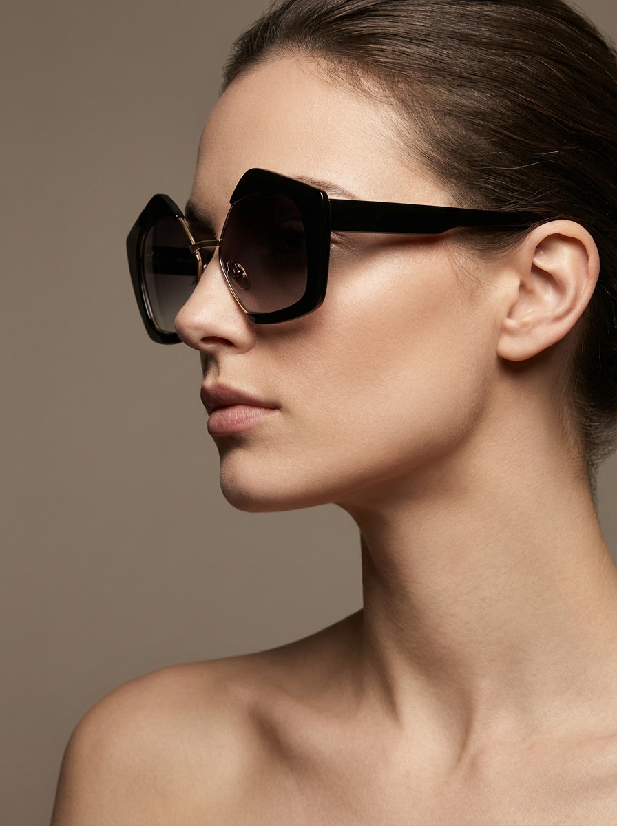 Glam Μαύρα Γυαλιά Ηλίου