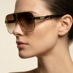 Gelka Καφέ Χρύσα Γυαλιά Ηλίου