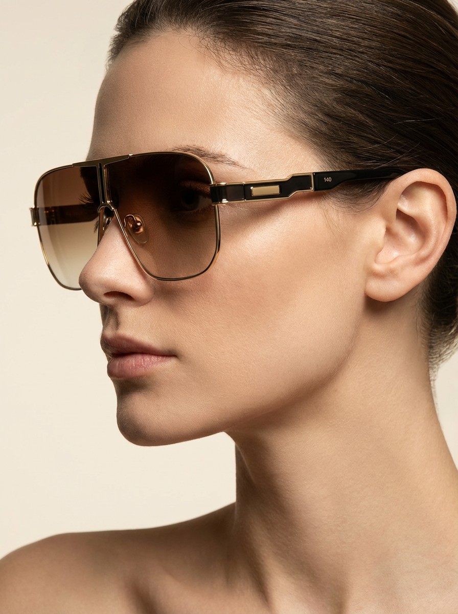 Gelka Καφέ Χρύσα Γυαλιά Ηλίου