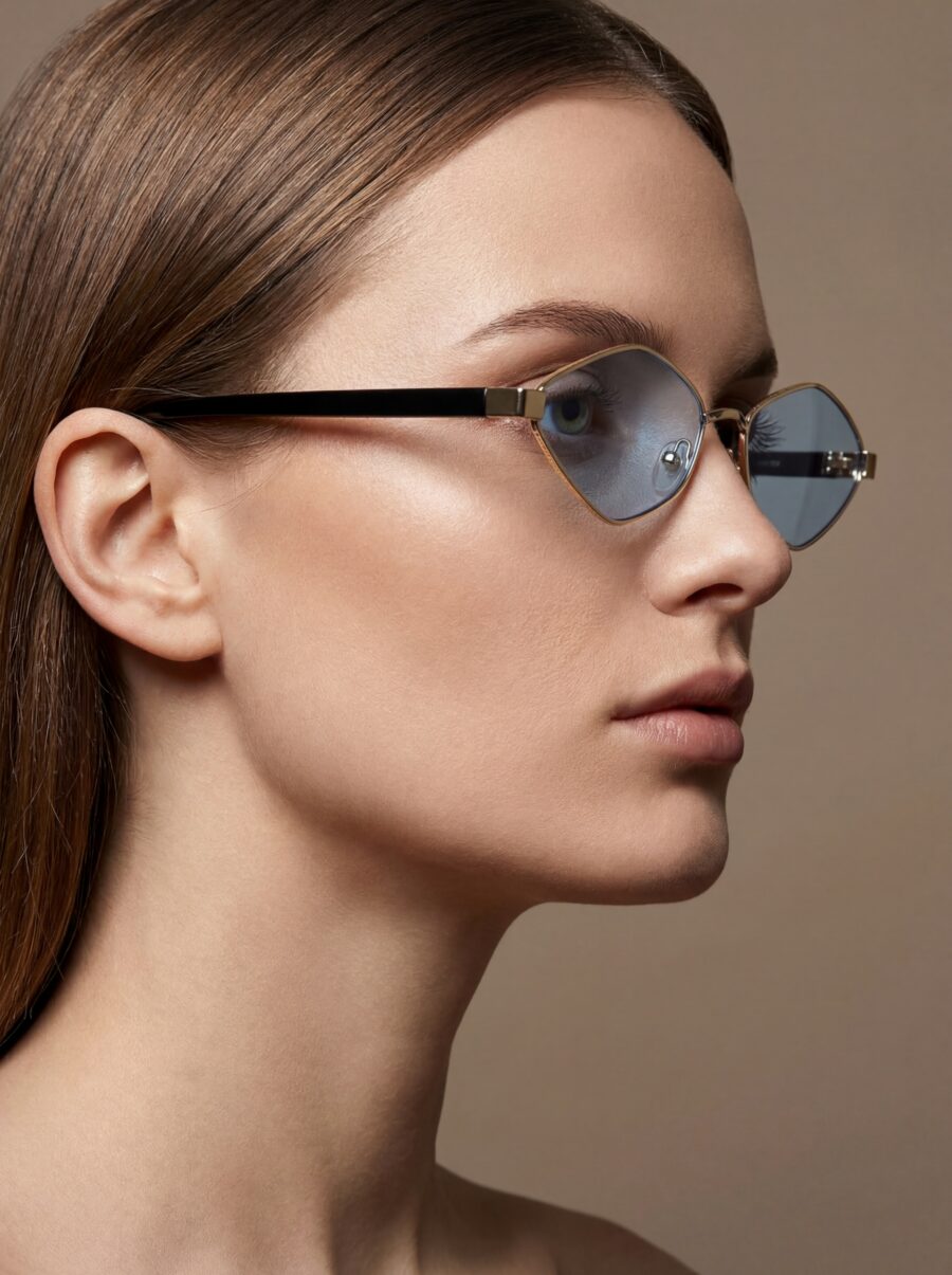 Gella Γαλάζιο Διάφανα Γυαλιά Ηλίου