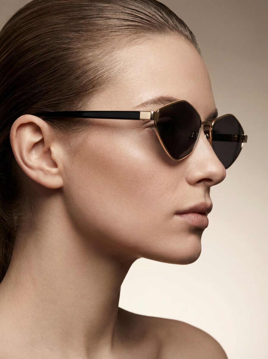 Gella Mαύρο Χρυσό Γυαλιά Ηλίου