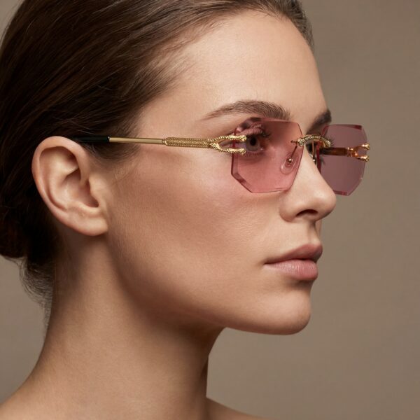 Leon Γυαλιά Ηλίου Ροζ Χρυσό