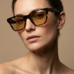 Marta 3D Μπεζ Διάφανα Γυαλιά Ηλίου