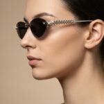 Male Ασημί Μαύρα Γυαλιά Ηλίου