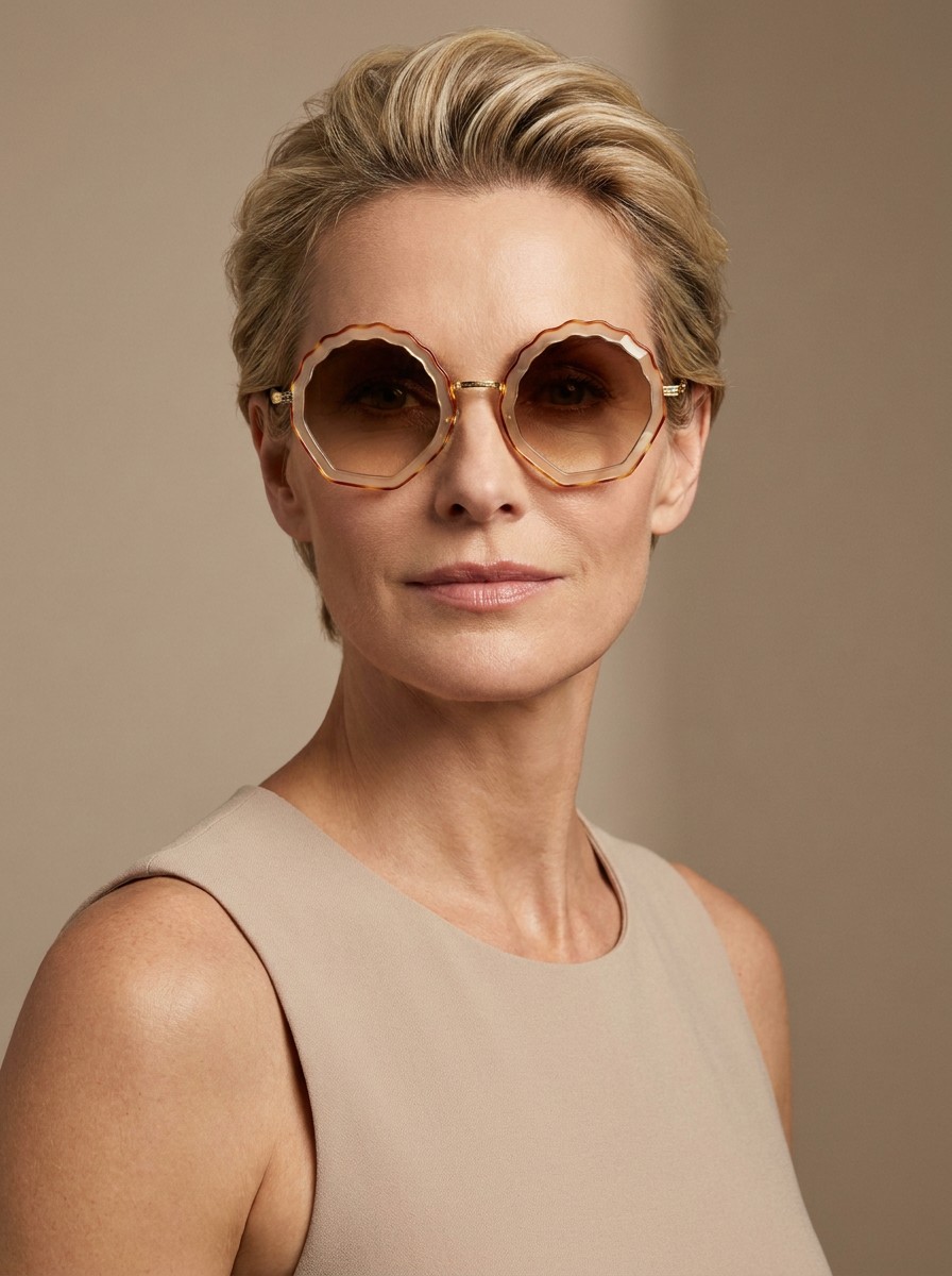Meryl Καφέ Γυαλιά Ηλίου