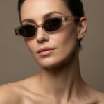 Julia Μπεζ Διάφανα Γυαλιά Ηλίου