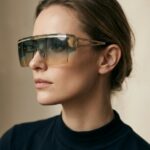 Emilia Γυαλιά ηλίου πράσινα κίτρινα με χρυσό σκελετό