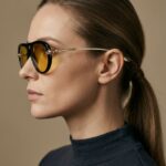 Nicole Γυαλιά ηλίου μαύρα με κίτρινους φακούς