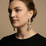 Kalli Σκουλαρίκια με Μεταλλική Όψη